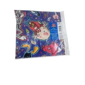 VTG Roger Bollen Looney Tunes WB Gossamer Marvin Martian Sealed Wrapping Paper